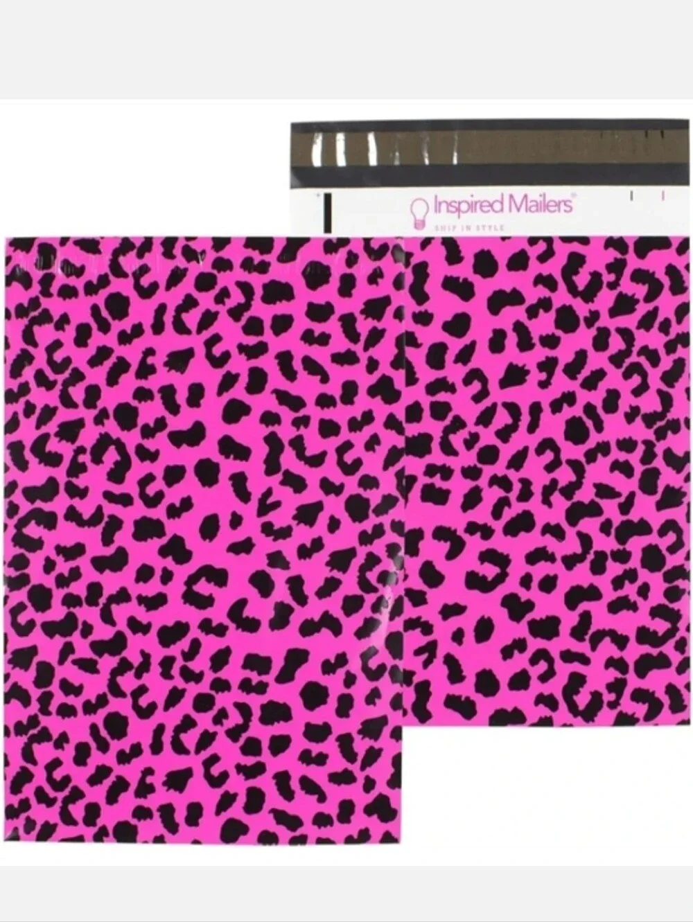 20 10 x 13 Hot Pink Cheetah Polymailers